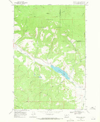 Download a high-resolution, GPS-compatible USGS topo map for Nevada Lake, MT (1971 edition)