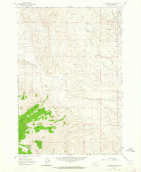 Download a high-resolution, GPS-compatible USGS topo map for Nez Perce Hollow, MT (1964 edition)