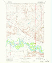 Download a high-resolution, GPS-compatible USGS topo map for Nichols, MT (1972 edition)