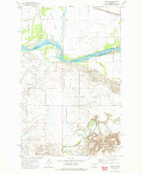 Download a high-resolution, GPS-compatible USGS topo map for Nickwall, MT (1975 edition)