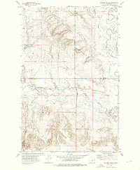 Download a high-resolution, GPS-compatible USGS topo map for Nielsen Coulee, MT (1976 edition)
