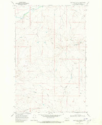 Download a high-resolution, GPS-compatible USGS topo map for Nightshoot Coulee, MT (1973 edition)