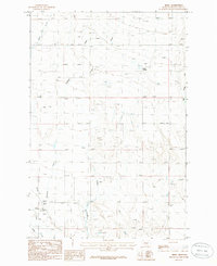Download a high-resolution, GPS-compatible USGS topo map for Nihill, MT (1986 edition)