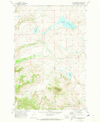 historical topo map of Lewis and Clark County, MT in 1970