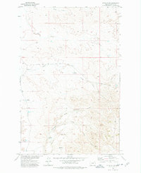 Download a high-resolution, GPS-compatible USGS topo map for Niles Coulee, MT (1976 edition)