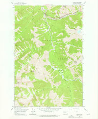 Download a high-resolution, GPS-compatible USGS topo map for Nimrod, MT (1976 edition)