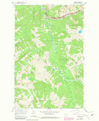 Download a high-resolution, GPS-compatible USGS topo map for Nimrod, MT (1981 edition)