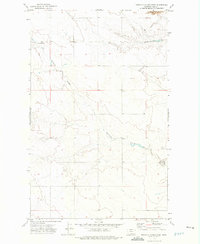 preview thumbnail of historical topo map of Hill County, MT in 1972