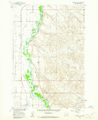 Download a high-resolution, GPS-compatible USGS topo map for Ninemile Point, MT (1962 edition)