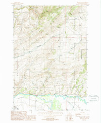 Download a high-resolution, GPS-compatible USGS topo map for Nixon Gulch, MT (1988 edition)