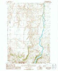 Download a high-resolution, GPS-compatible USGS topo map for Norris NE, MT (1988 edition)