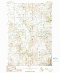 Download a high-resolution, GPS-compatible USGS topo map for Norris, MT (1988 edition)