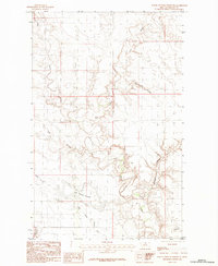 Download a high-resolution, GPS-compatible USGS topo map for North Chinook Reservoir, MT (1984 edition)