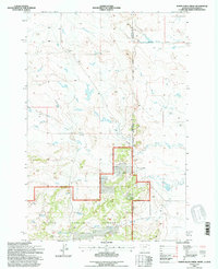 Download a high-resolution, GPS-compatible USGS topo map for North Slick Creek, MT (1996 edition)