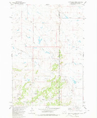 Download a high-resolution, GPS-compatible USGS topo map for North Slick Creek, MT (1980 edition)