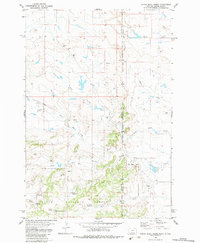 Download a high-resolution, GPS-compatible USGS topo map for North Slick Creek, MT (1983 edition)
