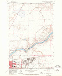 Download a high-resolution, GPS-compatible USGS topo map for Northeast Great Falls, MT (1968 edition)