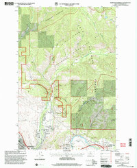 Download a high-resolution, GPS-compatible USGS topo map for Northeast Missoula, MT (2003 edition)