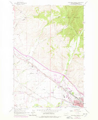 Download a high-resolution, GPS-compatible USGS topo map for Northwest Missoula, MT (1978 edition)