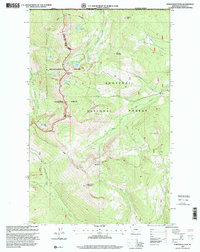 Download a high-resolution, GPS-compatible USGS topo map for Northwest Peak, MT (2000 edition)