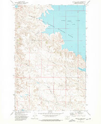 Download a high-resolution, GPS-compatible USGS topo map for Norville Creek, MT (1975 edition)