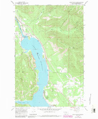 Download a high-resolution, GPS-compatible USGS topo map for Noxon Rapids Dam, MT (1984 edition)