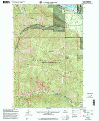 Download a high-resolution, GPS-compatible USGS topo map for Noxon, MT (2000 edition)