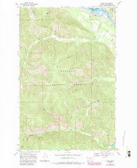 Download a high-resolution, GPS-compatible USGS topo map for Noxon, MT (1984 edition)