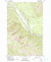 Download a high-resolution, GPS-compatible USGS topo map for Nyack, MT (1994 edition)