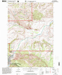 Download a high-resolution, GPS-compatible USGS topo map for Nye, MT (1999 edition)