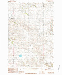 Download a high-resolution, GPS-compatible USGS topo map for OBrien Hill, MT (1985 edition)