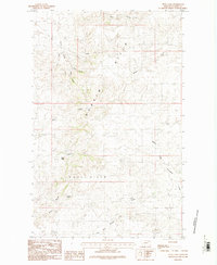 Download a high-resolution, GPS-compatible USGS topo map for OJuel Lake, MT (1984 edition)