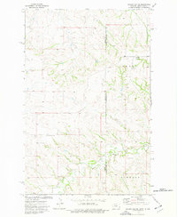 Download a high-resolution, GPS-compatible USGS topo map for Odland Dam NE, MT (1977 edition)