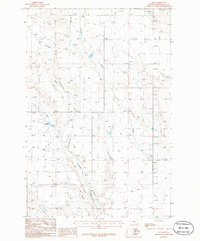 Download a high-resolution, GPS-compatible USGS topo map for Oka, MT (1986 edition)