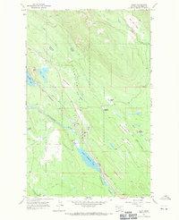 Download a high-resolution, GPS-compatible USGS topo map for Olney, MT (1971 edition)