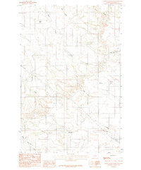 Download a high-resolution, GPS-compatible USGS topo map for Olson Coulee South, MT (1983 edition)