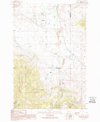 Download a high-resolution, GPS-compatible USGS topo map for Opportunity, MT (1989 edition)