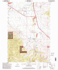 Download a high-resolution, GPS-compatible USGS topo map for Opportunity, MT (1998 edition)