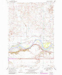 Download a high-resolution, GPS-compatible USGS topo map for Orinoco, MT (1985 edition)