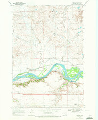 Download a high-resolution, GPS-compatible USGS topo map for Orinoco, MT (1972 edition)