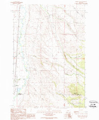 Download a high-resolution, GPS-compatible USGS topo map for Orofino Creek, MT (1989 edition)