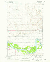 Download a high-resolution, GPS-compatible USGS topo map for Oswego, MT (1976 edition)