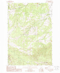 Download a high-resolution, GPS-compatible USGS topo map for Ousel Falls, MT (1989 edition)