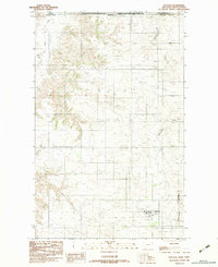 Download a high-resolution, GPS-compatible USGS topo map for Outlook, MT (1983 edition)