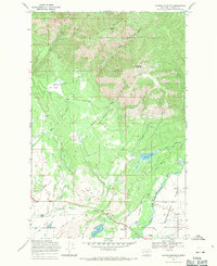Download a high-resolution, GPS-compatible USGS topo map for Ovando Mountain, MT (1971 edition)