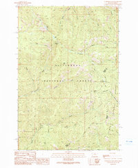 Download a high-resolution, GPS-compatible USGS topo map for Overwhich Falls, MT (1991 edition)