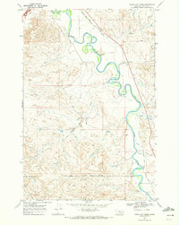 Download a high-resolution, GPS-compatible USGS topo map for Paddy Fay Creek, MT (1972 edition)