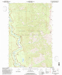 Download a high-resolution, GPS-compatible USGS topo map for Pagoda Mountain, MT (1997 edition)