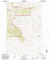 Download a high-resolution, GPS-compatible USGS topo map for Palisade Butte, MT (1997 edition)