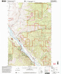 Download a high-resolution, GPS-compatible USGS topo map for Paradise, MT (2003 edition)
